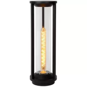 Image of Lucide CADIX - Bollard Light Outdoor - Ø16cm - 1xE27 - IP65 - Black