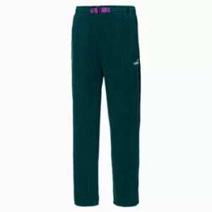 Image of Womens PUMA x Butter Goods Track Pants, Deep Teal, size Large, Clothing