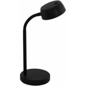 Image of Loops - Table Desk Lamp Colour Plain Black Rock er Switch Bulb LED 4.5W Included