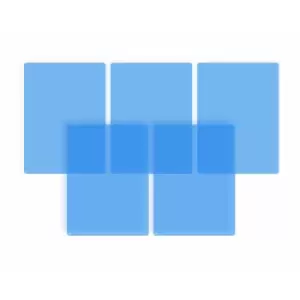 Image of Tinted Page Overlay A4 Pack of 5, Sky Blue