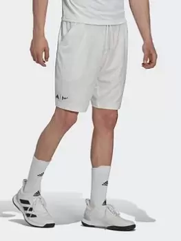 Image of adidas Tennis London Knit Ergo Shorts, White Size XL Men