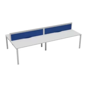 Image of CB 4 Person Bench 1400 X 800 Cable Port White-white