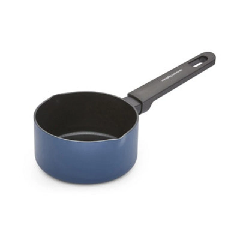 Image of Morphy Richards Aluminium Milk Pan in Blue Size: Small Blue Unisex Small