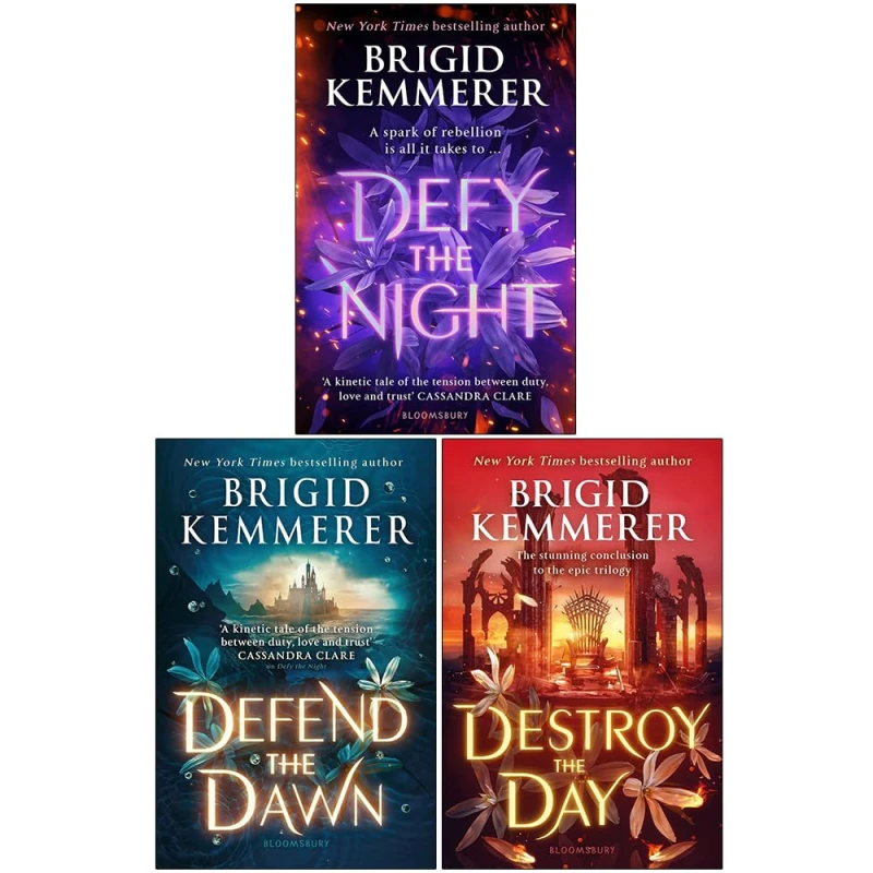 Image of Defy the Night Series 3 Books Collection Set By Brigid Kemmerer (Defy the Night, Defend the Dawn & Destroy the Day) Brigid Kemmerer Books