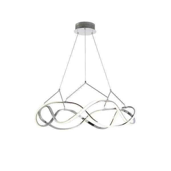 Image of Molly Integrated LED Pendant Light, Chrome