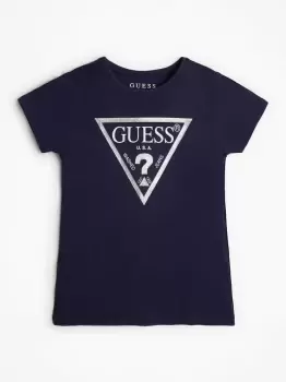 Image of Guess Kids T-Shirt With Logo Triangle
