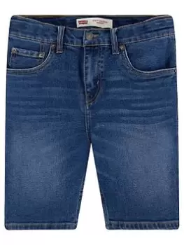 Image of Levis Boys 510 Skinny Fit Shorts - Mid Wash, Size 4 Years