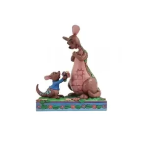 Image of Roo Giving Kanga Flowers Figurine