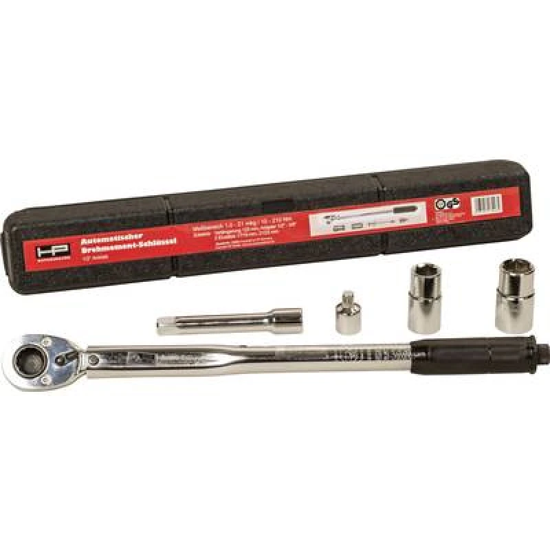 Image of HP Autozubehoer HP Autozubehoer 13228 Torque wrench Forward/reverse ratchet 1/2 (12.5 mm) 40 - 210 Nm 13228
