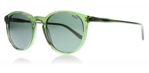 Image of Polo Ralph Lauren PH4110 Sunglasses Shiny Bottle Green 503671 50mm