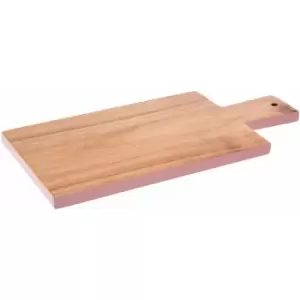Image of Socorro Rectangular Pink Edge Chopping Board - Premier Housewares