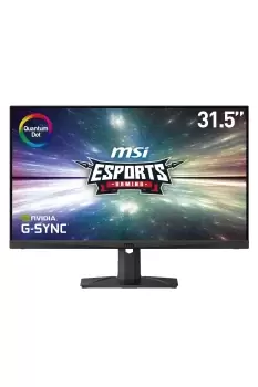 Image of MAG321QR-QD 32" Quad HD 170Hz IPS Quantum Dot HDR 400 G-SYNC ... - Black