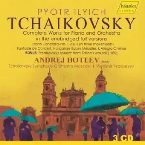 Image of Pyotr Ilyich Tchaikovsky Complete Works for Piano and Orchestra by Pyotr Il'yich Tchaikovsky CD Album