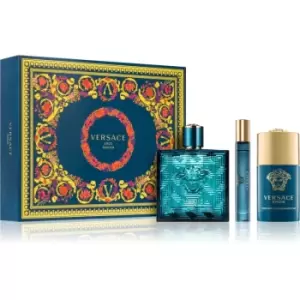 Image of Versace Eros Parfum Gift Set 100ml Parfum + 10ml Parfum + 75ml Deodorant Stick