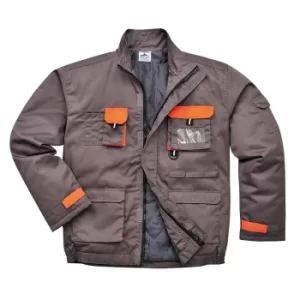 Image of Portwest Mens Texo Contrast Padded Jacket Grey S