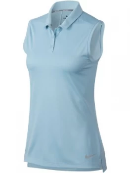 Image of Nike Golf Dry Sleeveless Polo Ocean