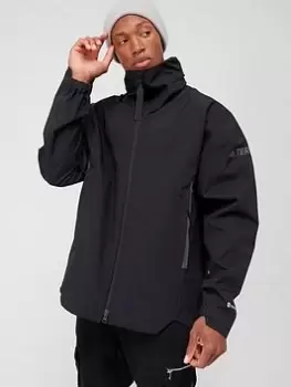 Image of adidas C Myshelter RAIN.RDY Jacket - Black, Size 2XL, Men