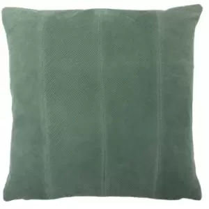 Image of Furn Jagger Geometric Design Curdory Cushion Cover (One Size) (Sage) - Sage