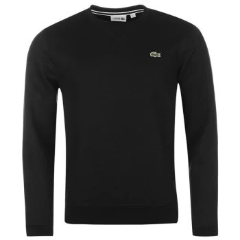 Image of Lacoste Fleece Sweatshirt - Black
