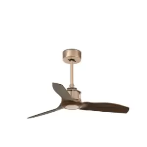Image of Just Copper, Wood Ceiling Fan 81cm Smart - Remote Included