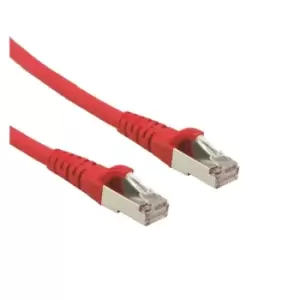 Image of ROLINE CAT.6a S/FTP networking cable Red 5m Cat6a S/FTP (S-STP)