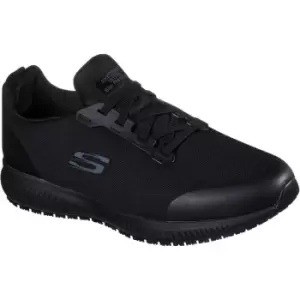 Image of Skechers Mens Squad Slip Resistant Myton Occupational Shoes UK Size 11 (EU 46)