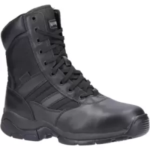 Image of Panther 8.0 Mens Leather Steel Toe Safety Boots (9 uk) (Black) - Black - Magnum