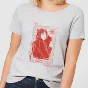 Image of Fantastic Beasts Tina Goldstein Womens T-Shirt - Grey - S
