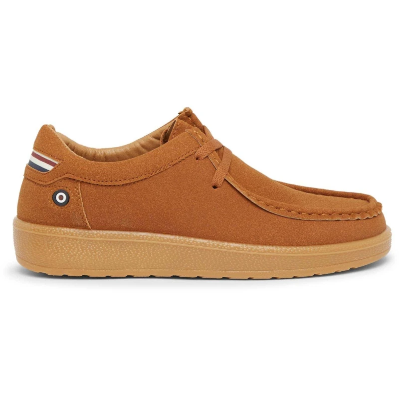 Image of Lambretta Mens Presley Court Trainers Tan male 8 (42)