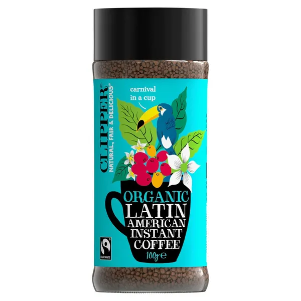 Image of Clipper Organic Latin American Fairtrade Instant Coffee 100g