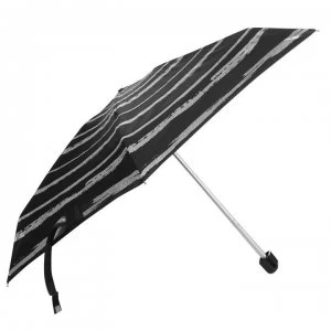 Image of Fulton Tiny Glitter Stripe Umbrella - BLK GlitStripe