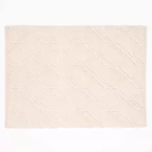 Image of Blenheim 100% Pet 120x170cm Cream Diamond Rug