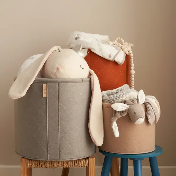 Image of Tutti Bambini Set of 3 Felt Nursery Storage Baskets Tutti Bambini Cocoon