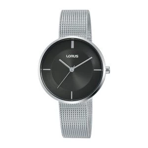 Image of Lorus RG253QX9 Ladies Large Slim Dial Dress Watch with a Stainless Steel Mesh Bracelet