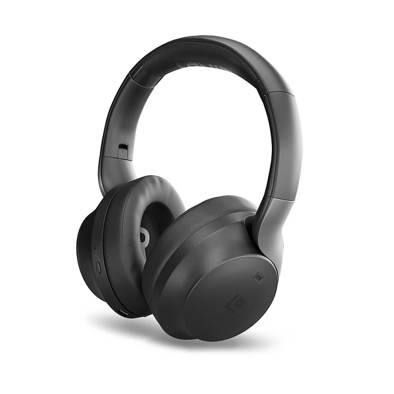Image of Lindy LHXW-e Wireless Active Noise Cancelling Headphones - Black
