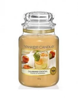 Image of Yankee Candle Garden Hideaway Collection Large Jar Calamansi Cocktail Scented Candle 623g