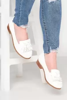 Image of Wide And Extra Wide Fit Patent Tassel Loafers