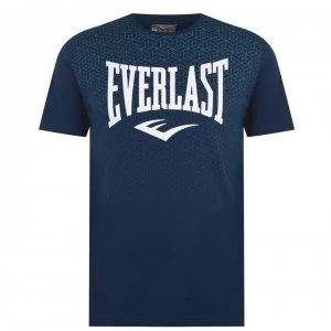 Image of Everlast Geo Print T Shirt Mens - Blue