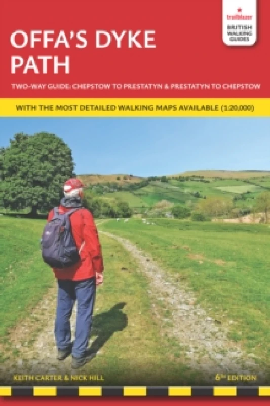 Image of Offa's Dyke Path Trailblazer Walking Guide 6e Paperback / softback