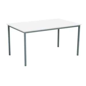 Image of Eco 18 1500 X 750 4 Legged Rectangular Desk White-Black