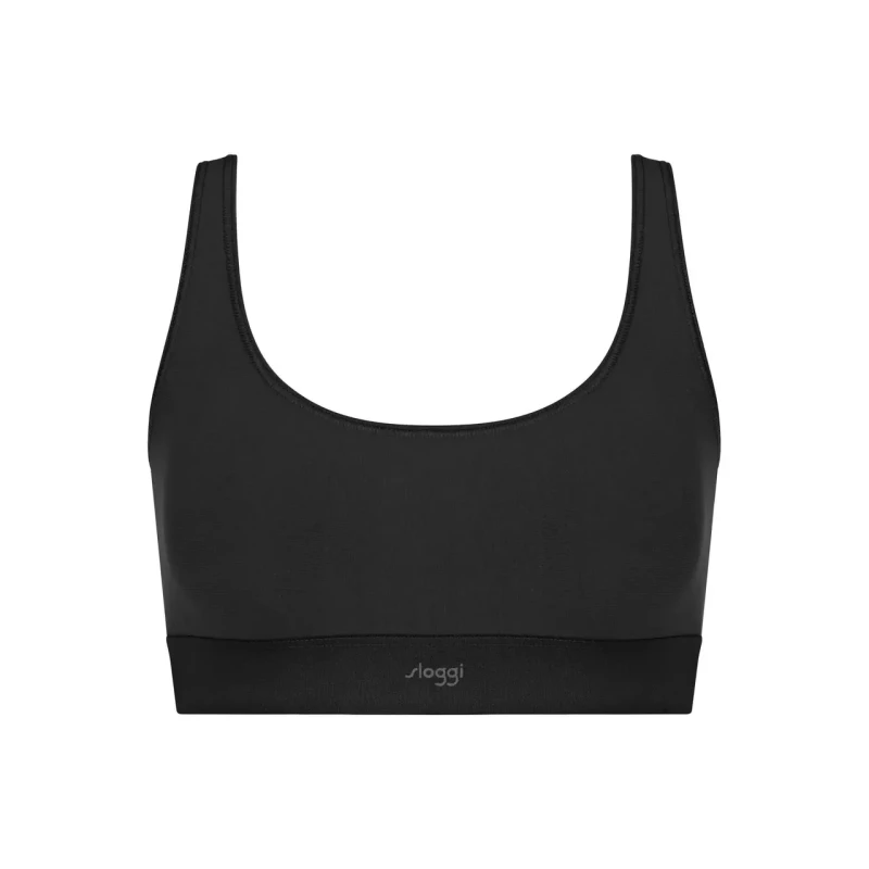 Image of Sloggi Ever Ease Cotton Bralette Black Women XL
