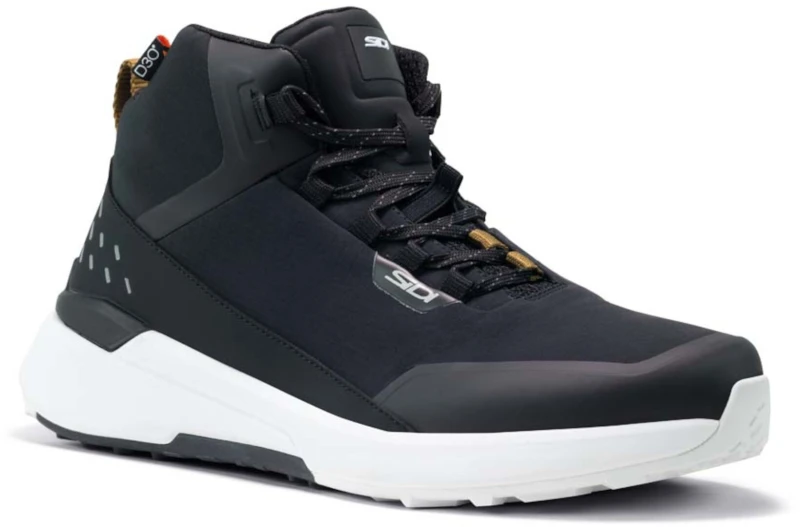 Image of Sidi Nucleus Shoes Black White Size 48