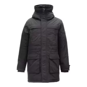 Image of Firetrap Padded Parka Jacket Mens - Black