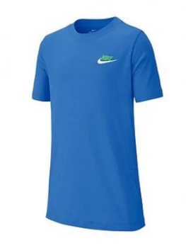 Image of Nike Childrens Sportswear Futura T-Shirt - Blue