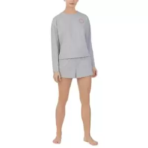 Image of DKNY Long Sleeve Pyjama Set - Grey