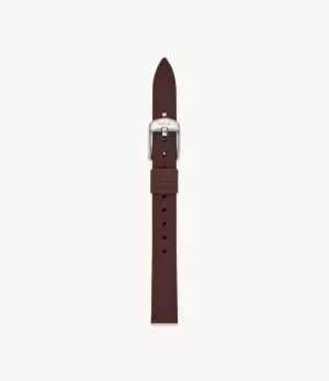 Image of Fossil Women 12mm Dark Brown Eco Leather Strap
