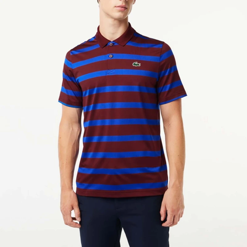 Image of Lacoste Recycled Fiber Anti-UV Golf Polo Shirt - Multi Multi S