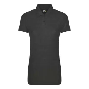 Image of PRO RTX Womens/Ladies Pro Piqu Polo Shirt (S) (Charcoal)