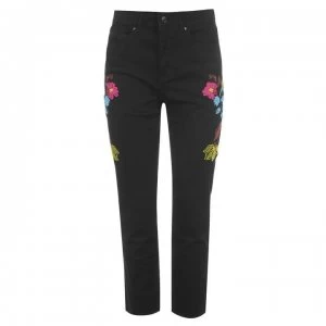 Image of Escada Embroidered Jeans - A001