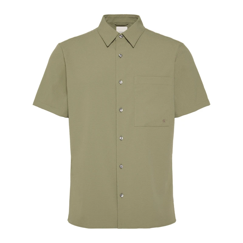 Image of Calvin Klein CK L Classic Shirt Sn63 D Lichen Green male S